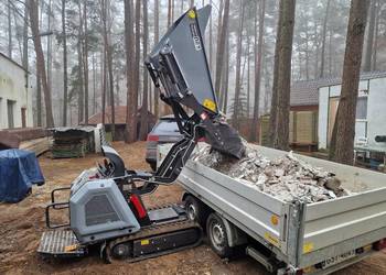 Wynajem Wozidło samozaładowcze gąsienicowe, taczka , wysokiego wysyp