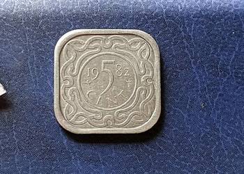 Stare monety 5 cent 1982 Surinam