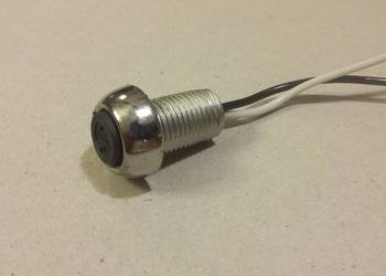 Oprawka G4 w metalowej rurce nypel M10x1 nakrętka