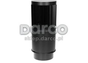Turbowent TULIPAN-VENTLAB TUV150MLCH-T-B-S (RAL9005) – Elegancki wentylator