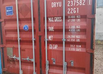 Kontener magazynowy 6m 20'DV / DRYU/ Kraków