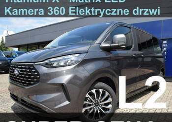 Ford Tourneo Custom PHEV 232KM Plug-in Kamera 360 Elektryczne Drzwi Hak Su…