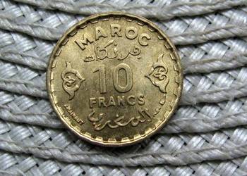 Maroko 10 Frank 1952r - Protektorat Francuski - Ładna