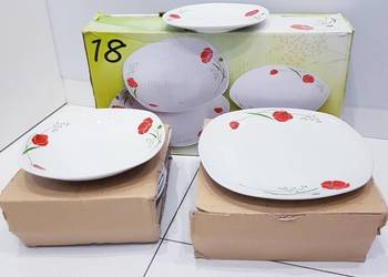 Nowy komplet obiadowy, zastawa stołowa