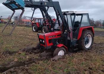 Zetor 7011.ursus2812 Pług 3skiby, agregat, brony, przyczepa Kultywatory.