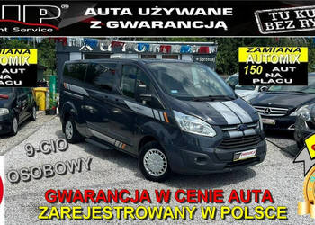 Ford Transit Custom 9CIO os. Salon, 215przebieg,nawiewy,L2H1GWARANCJA-Zami…