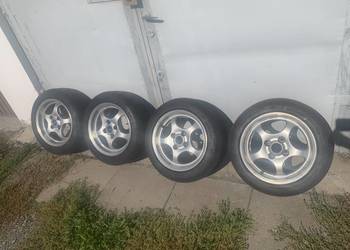 Semi slick Extreme 185/65R14 na Borbetach 4x100 14"x7"