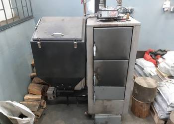 Zestaw części do pieca na ekogroszek 15kW podajnik, sterownik, zbiornik