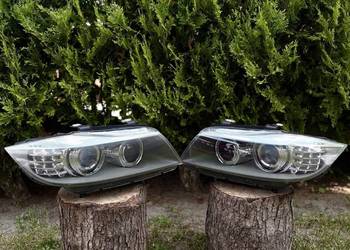 LAMPY PRZEDNIE BMW E90 LCI Lift Bi-Xenon Europa Nieskrętne Lampy Komplet Or