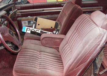 FOTELE PRZÓD KANAPY CADILLAC DE VILLE COUPE 1983