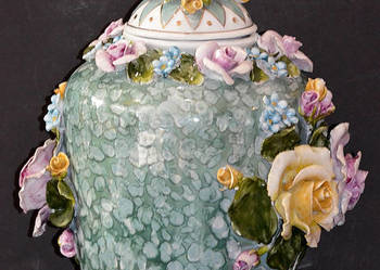 Roceram porcelana Waza Isabela pięknie zdobiona, ok. 30cm Roceram porcelana Waza Isabela pięknie zdobiona, ok. 30cm