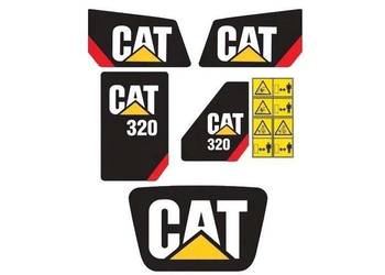 Naklejki Oklejenie - CAT 320 Zamiennik CATERPILLAR