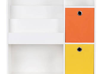 Regał drewniany dla dzieci szafka dziecięca przegrody organizer ECOTOYS