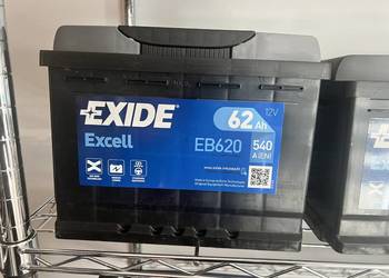 Akumulator  62Ah 540A EN  Exide Excell PRAWY PLUS