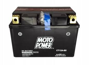 Akumulator motocyklowy 10Ah 175A MotoPower CT12A-BS