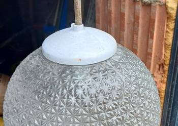 Retro lampa wisząca kula z 1968 roku Kamenický Šenov