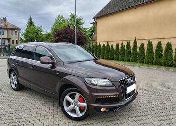 Audi Q7 3.0 Diesel 2010r LIFT S-Linne MOKKA Alu 20'' Zadbana Zamiana