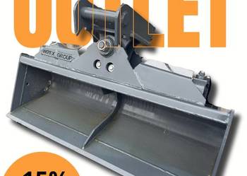 Łyżka skarpowa hydrauliczna 120 cm  2,6–3,5t — Lehnhoff MS03 — OUTLET