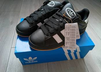 Adidas Campus 00s JP9997 r. 42,5 NOWE Czarno-Białe + sznurówki