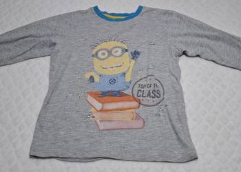 Koszulka, długi rękaw, szara, Minionki, LC Waikiki, 104-110, 4-5