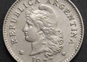 ARGENTYNA 10 centavos 1927