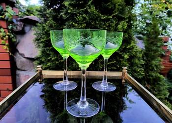 Kieliszki uranowe 3 sztuki Kieliszki uranowe 3 sztuki