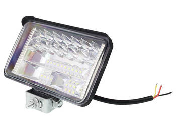 LAMPA ROBOCZA HALOGEN LED, 48 LED WIĘKSZA, PROSTOKĄTNA, 9-36V, 165X110