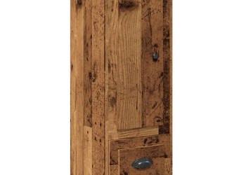 Szafka stare drewno 36x355x1035 cm materiał drewnopochodny WM-857145