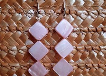 Kolczyki handmade z masy perłowej