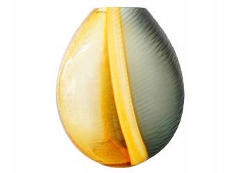Nowoczesny szklany wazon DESIGN 35 ciekawy kształt Nowoczesny szklany wazon DESIGN 35 ciekawy kształt
