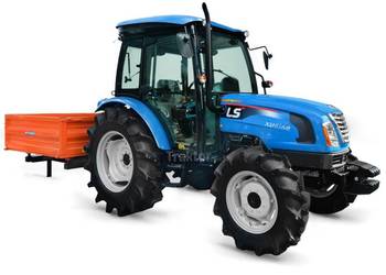 LS Tractor XU6168 PST 4x4 - 68 KM  CAB  EHL Auto + skrzynia transportowa z…
