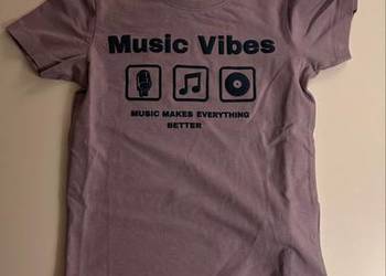 Nowy t-shirt chłopięcy name it "Music Vibes" - rozmiar 110 (5 lat)