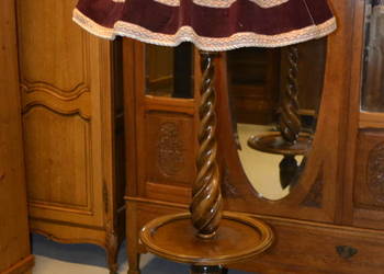 lampa podłogowa .orzech