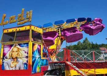 Duża Karuzela Ekstrymalna Centerfuga ( Enterpirse ) Wesołe Miasteczko