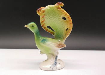 Figurka australijskiego lirogona porcelana JAPONIA