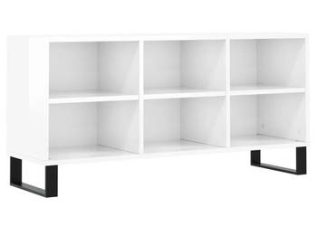 Szafka pod TV biała wysoki połysk 1035x30x50 cm WM-826998