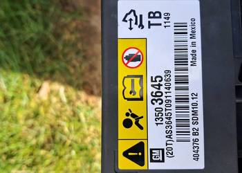 Moduł sensor airbag OPEL INSIGNIA A 08-17 Nr. 13 50 36 45