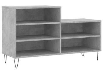 Szafka na buty szarość betonu 102x36x60 cm WM-831392