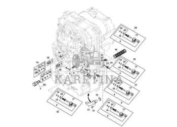 John Deere 9470RX - Regulator RE571667 (Przekładnia Power Shift)