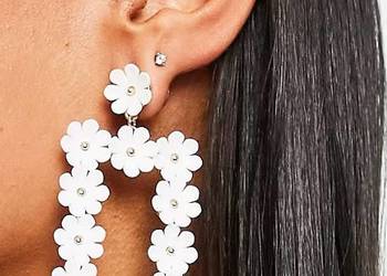 ASOS/ Ekskluzywne, duże kolczyki wieczorowe z Londynu, NOWE