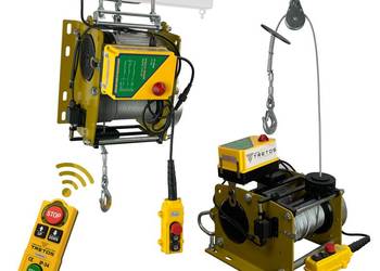 Wciągarka budowlana, pilot radiowy TRETOS Military 500 kg, 40m (TR-50040)