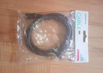 kabel przewód HDMI 1,5 m czarny OMEGA nowy