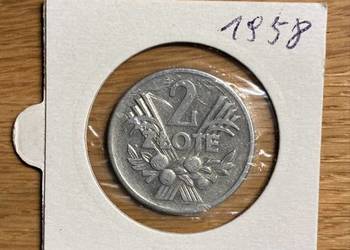 Moneta 2 zl jagoda 1958