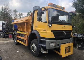 Mercedes axor 1824 4x4 2011 piaksrka solarka econ pług