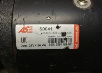 Sprzedam rozrusznik AS  S0041, 24V 4,00 kW