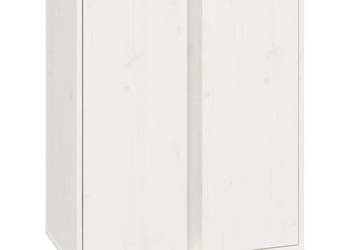 Szafka biała 60x35x80 cm lite drewno sosnowe WM-814490