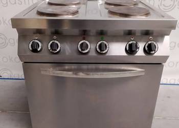Kuchnia elektryczna 4-palnikowa z piekarnikiem Hendi 225936
