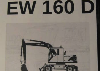 dtr instrukcja obsługi koparka volvo ew160d i inne