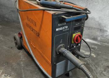 Spawarka inwertorowa MAGNUM MIG 270 (3~ 400V) + Podajnik 4R + Osprzęt