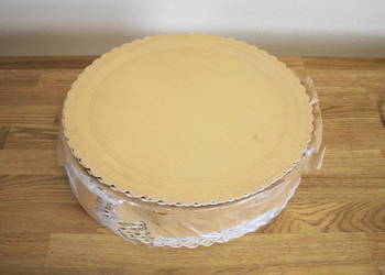 Złota podkłada pod tort (dwustronna) 40 cm